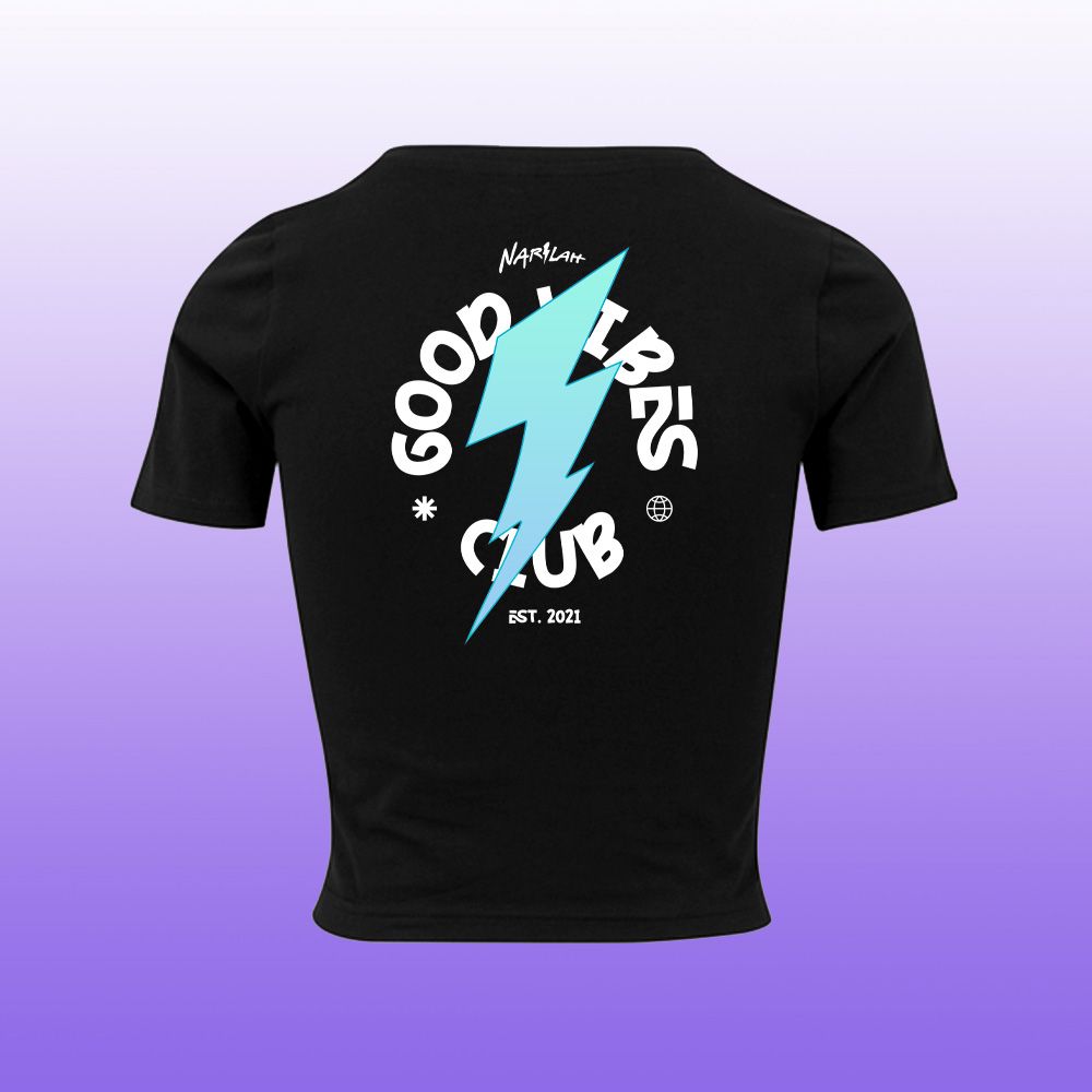 Good Vibes Club Blitz Crop Top – Bild 2